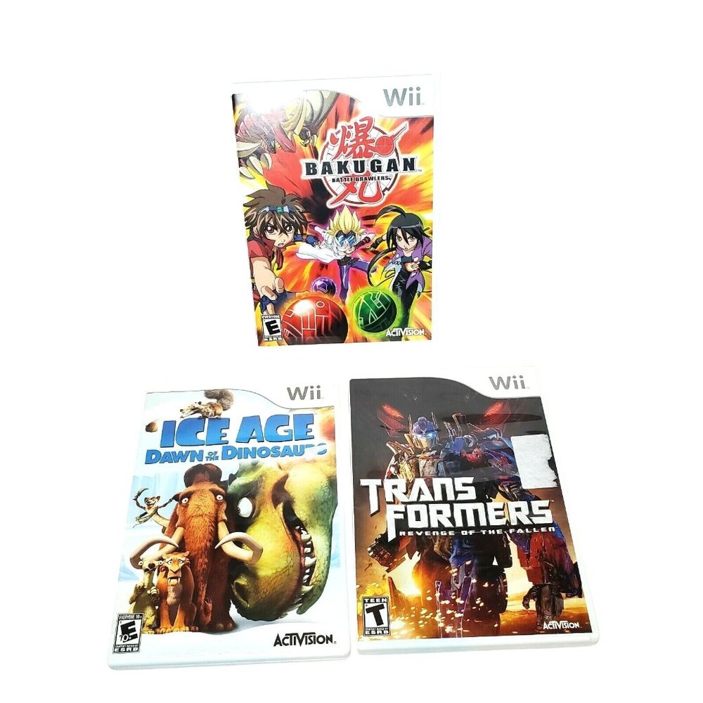 Activision 3-Game Bundle for Wii: Ice Age Dawn of the Dino, Transformers Revenge